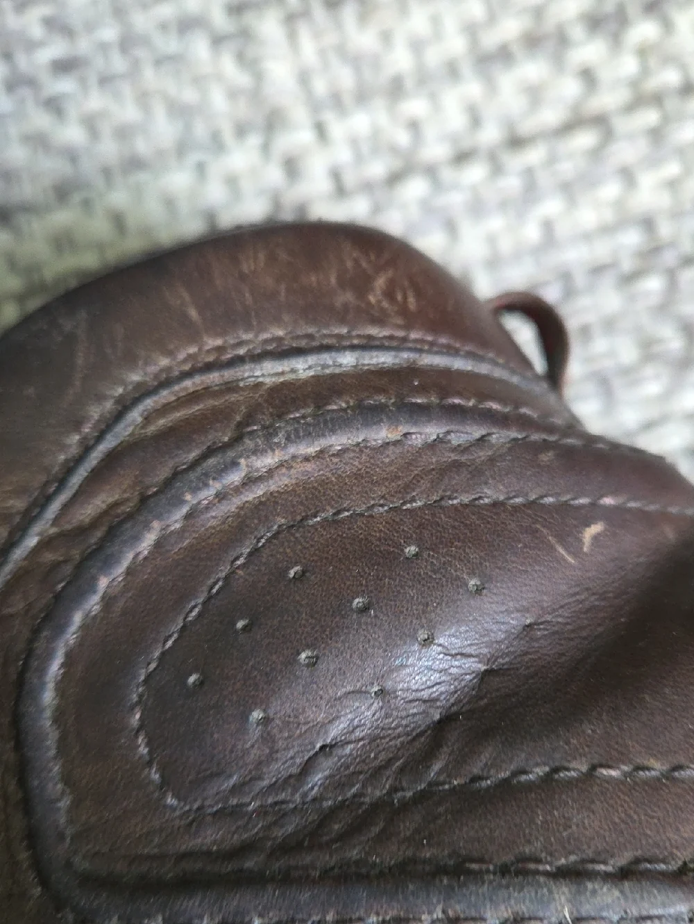 Red Wing Exos Lite 2454 Waterproof Work Boots Brown Worn  Sz 9.5
